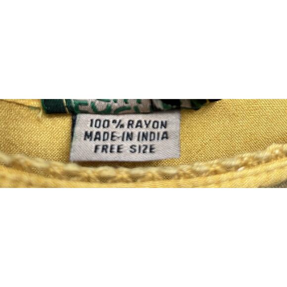 Beach Crew Dress Womens OSFA Peacock Print Sleeveless Maxi Dress Flowy Boho FLAW - Picture 6 of 10